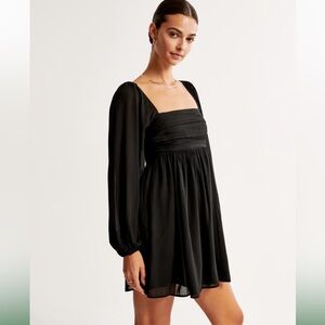 Abercrombie Emerson Balloon Sleeve Mini Dress
